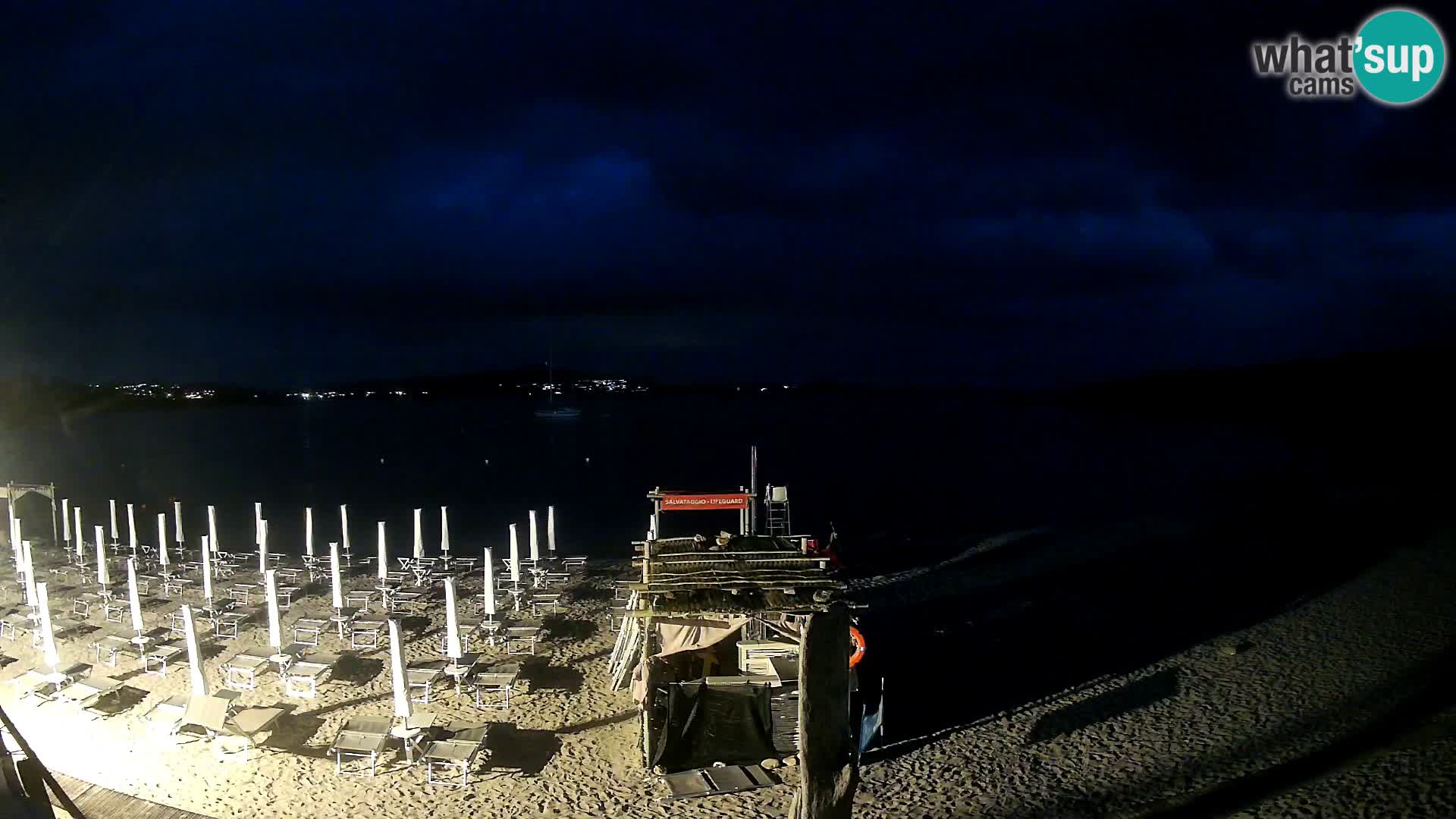 U živo plaža Cala Sabina – web kamera Golfo Aranci – Sardinija