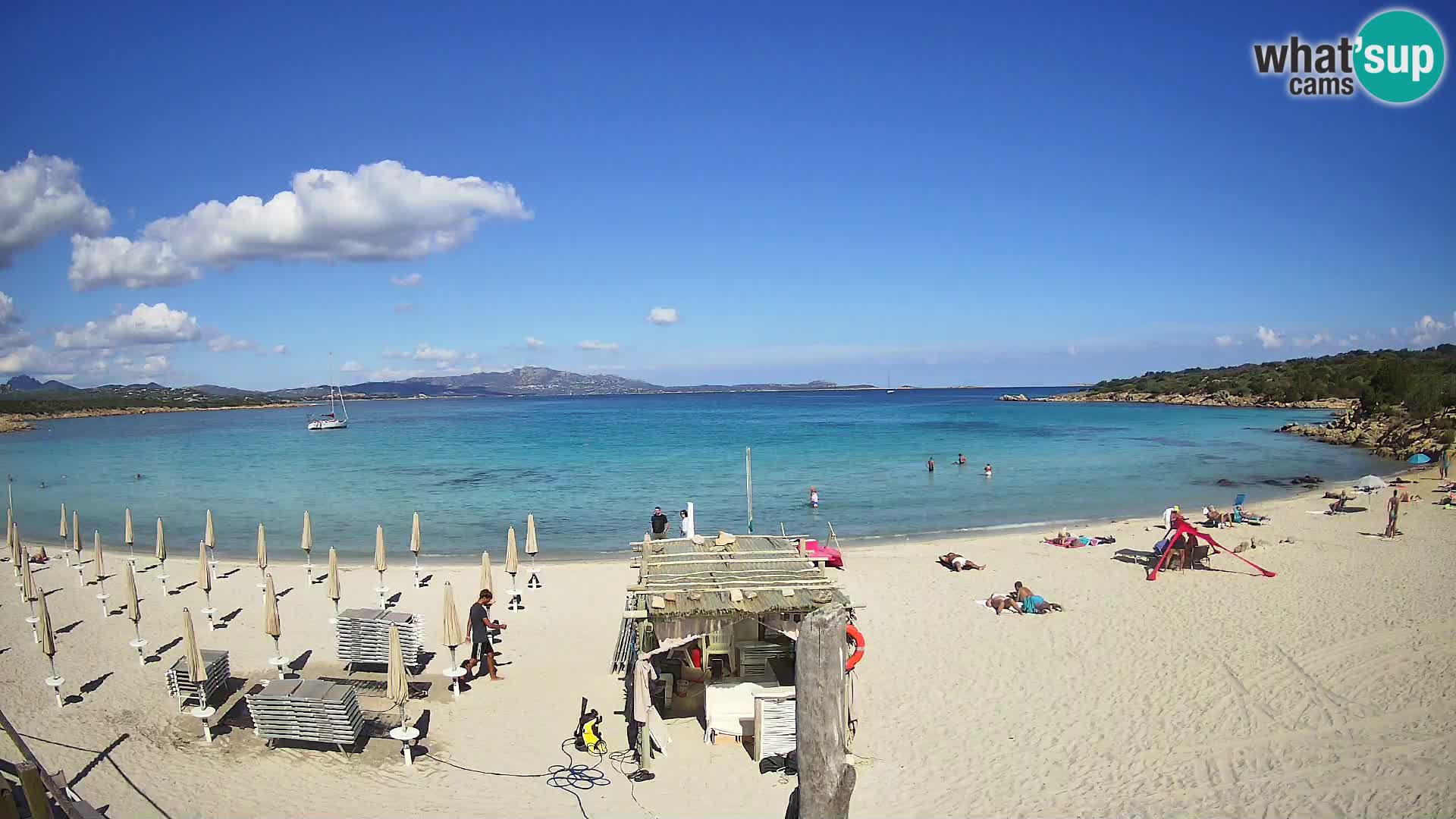Live Strand Cala Sabina – webcam Golfo Aranci – Sardinien