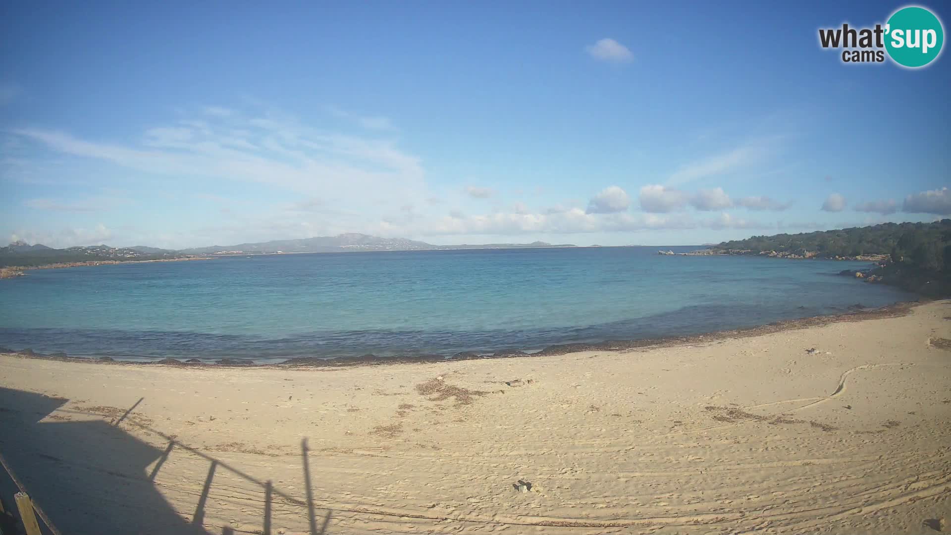 Live Cala Sabina plage – webcam Golfo Aranci – Sardaigne