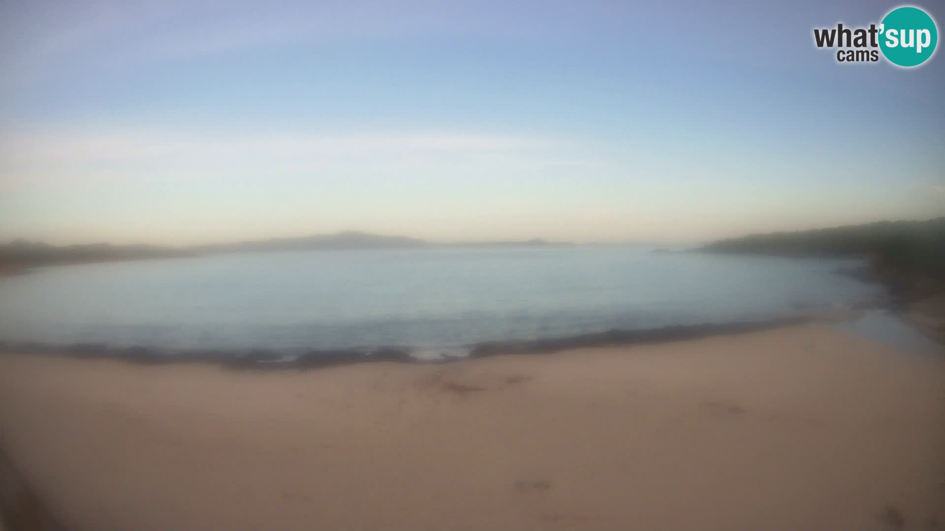 Live Cala Sabina plage – webcam Golfo Aranci – Sardaigne