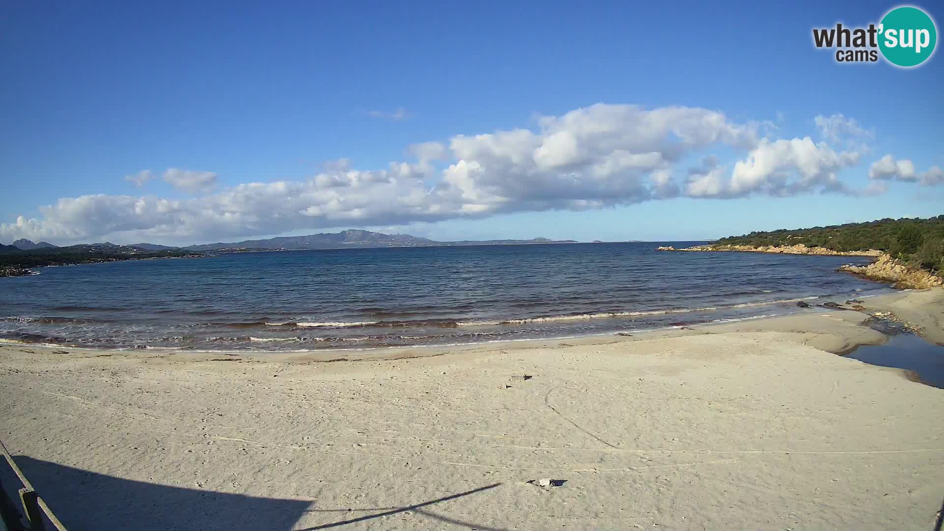 Live Cala Sabina plage – webcam Golfo Aranci – Sardaigne