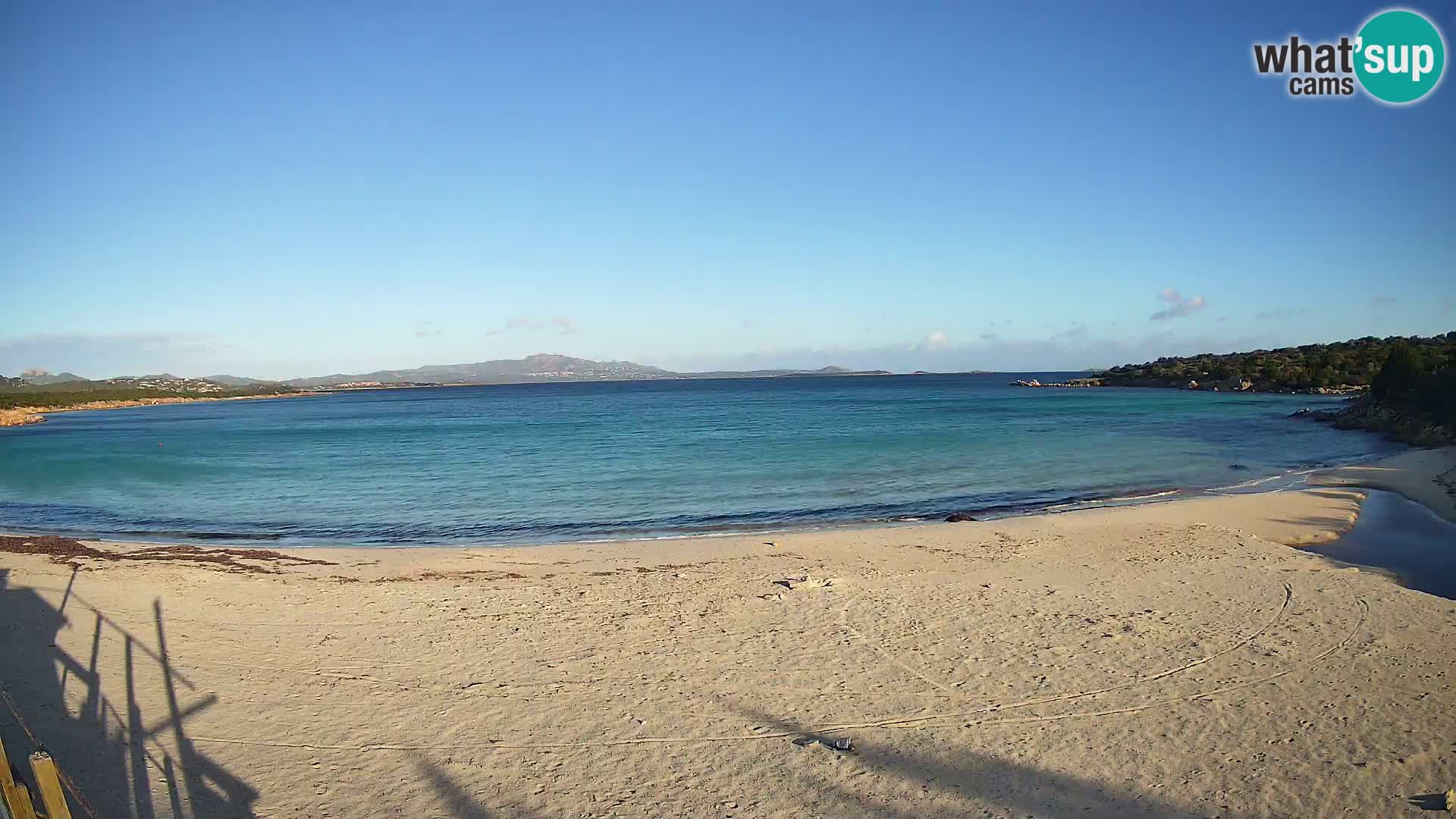 Live Cala Sabina plage – webcam Golfo Aranci – Sardaigne