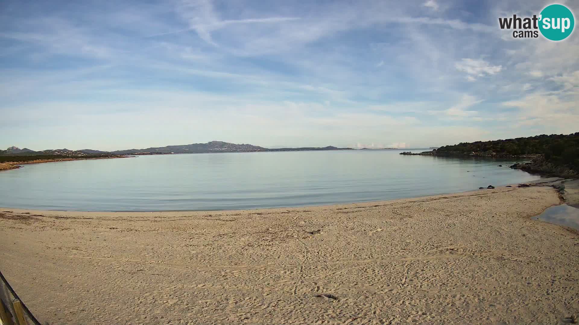 Live Cala Sabina plage – webcam Golfo Aranci – Sardaigne