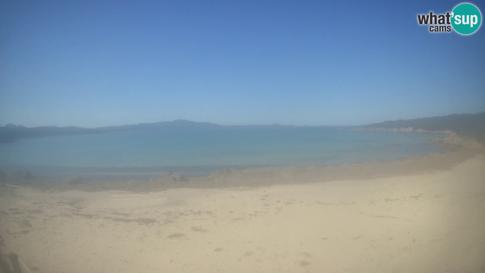 Live Cala Sabina plage – webcam Golfo Aranci – Sardaigne