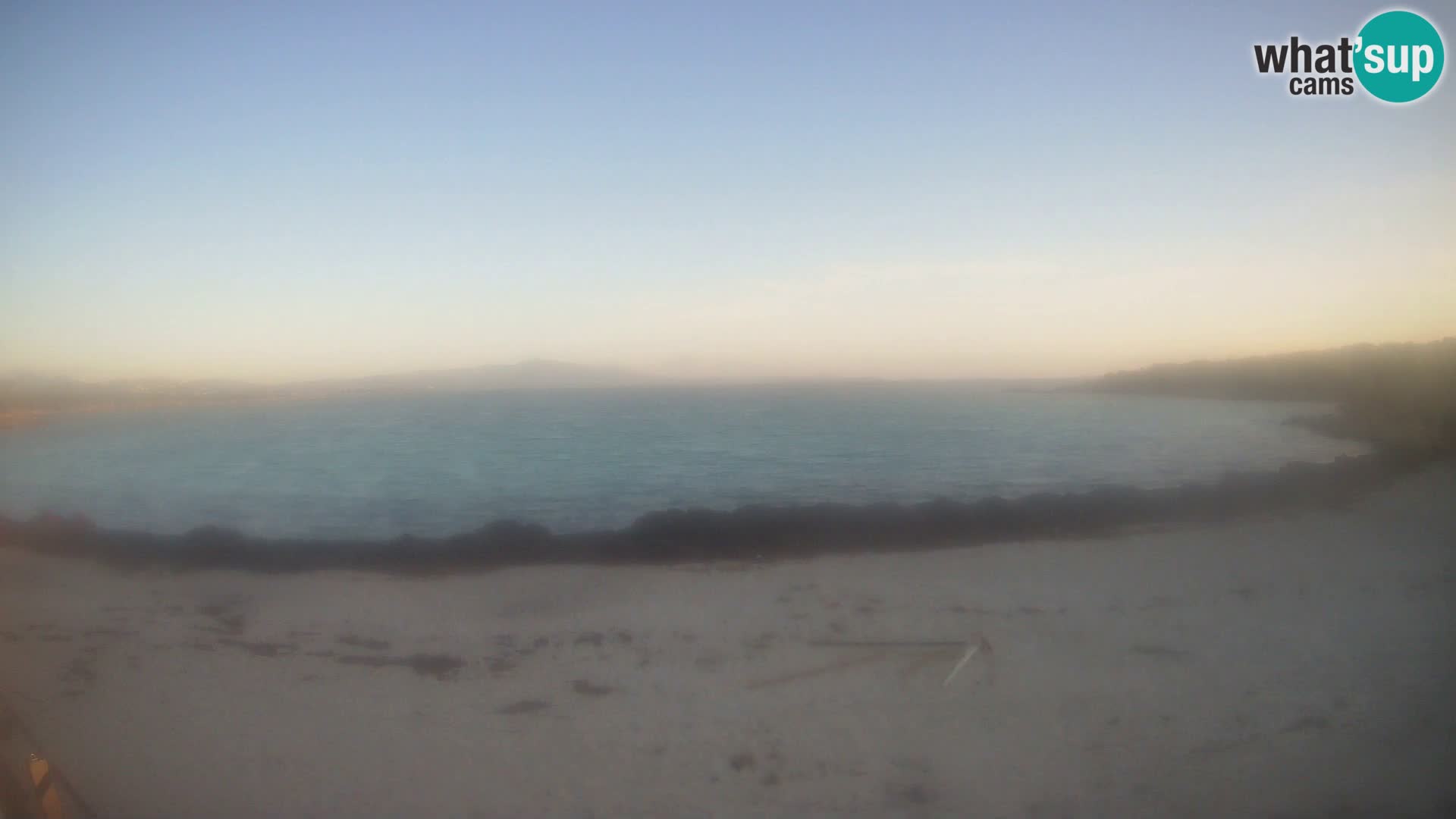 U živo plaža Cala Sabina – web kamera Golfo Aranci – Sardinija