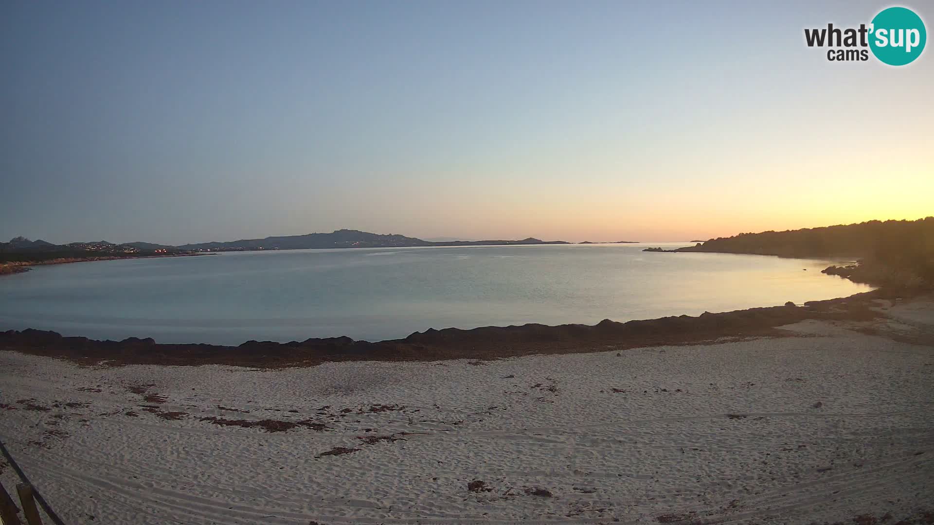 U živo plaža Cala Sabina – web kamera Golfo Aranci – Sardinija