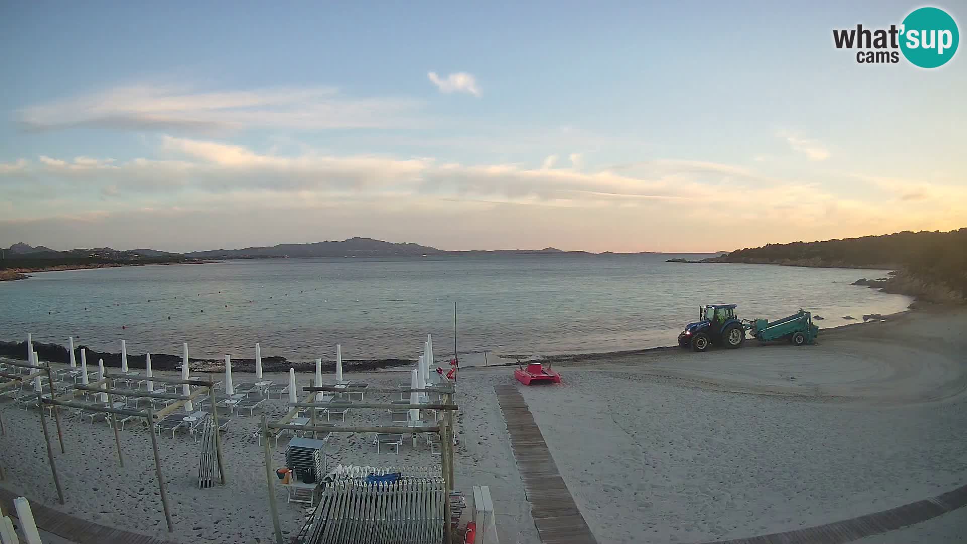 U živo plaža Cala Sabina – web kamera Golfo Aranci – Sardinija