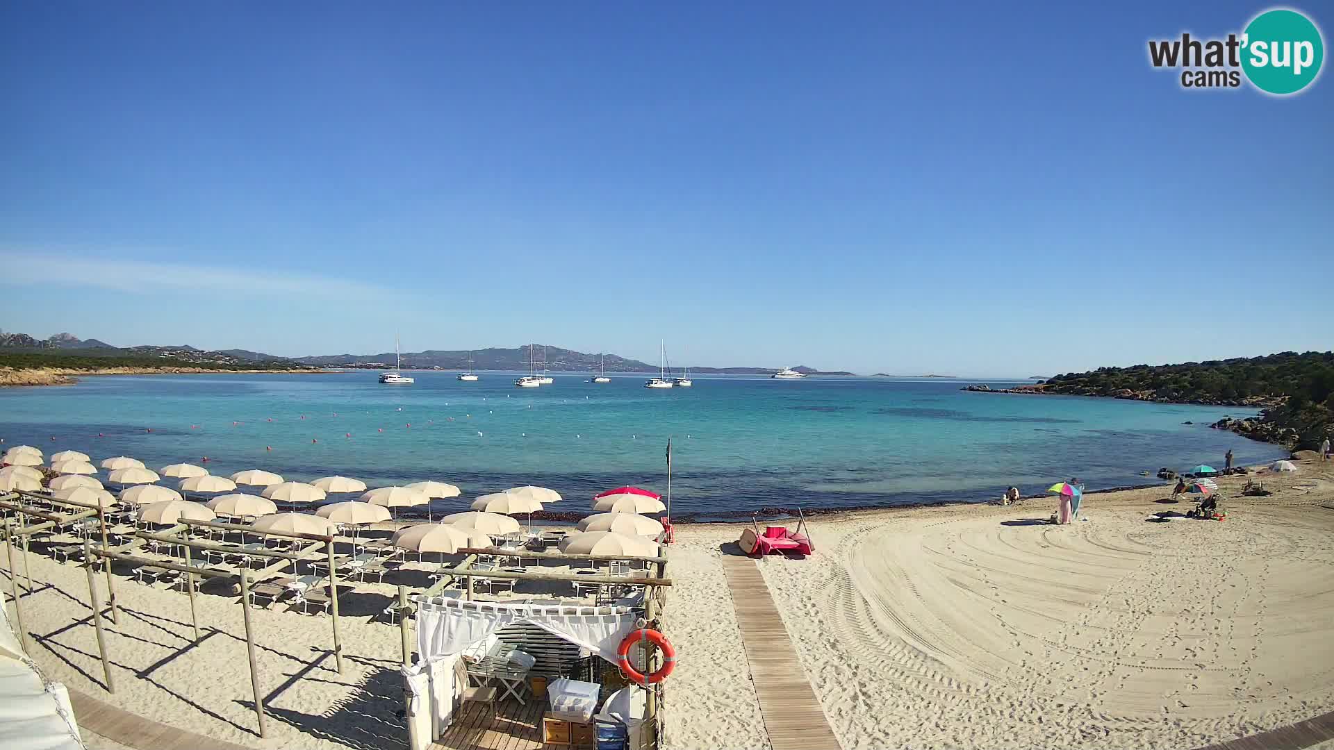 Live Strand Cala Sabina – webcam Golfo Aranci – Sardinien