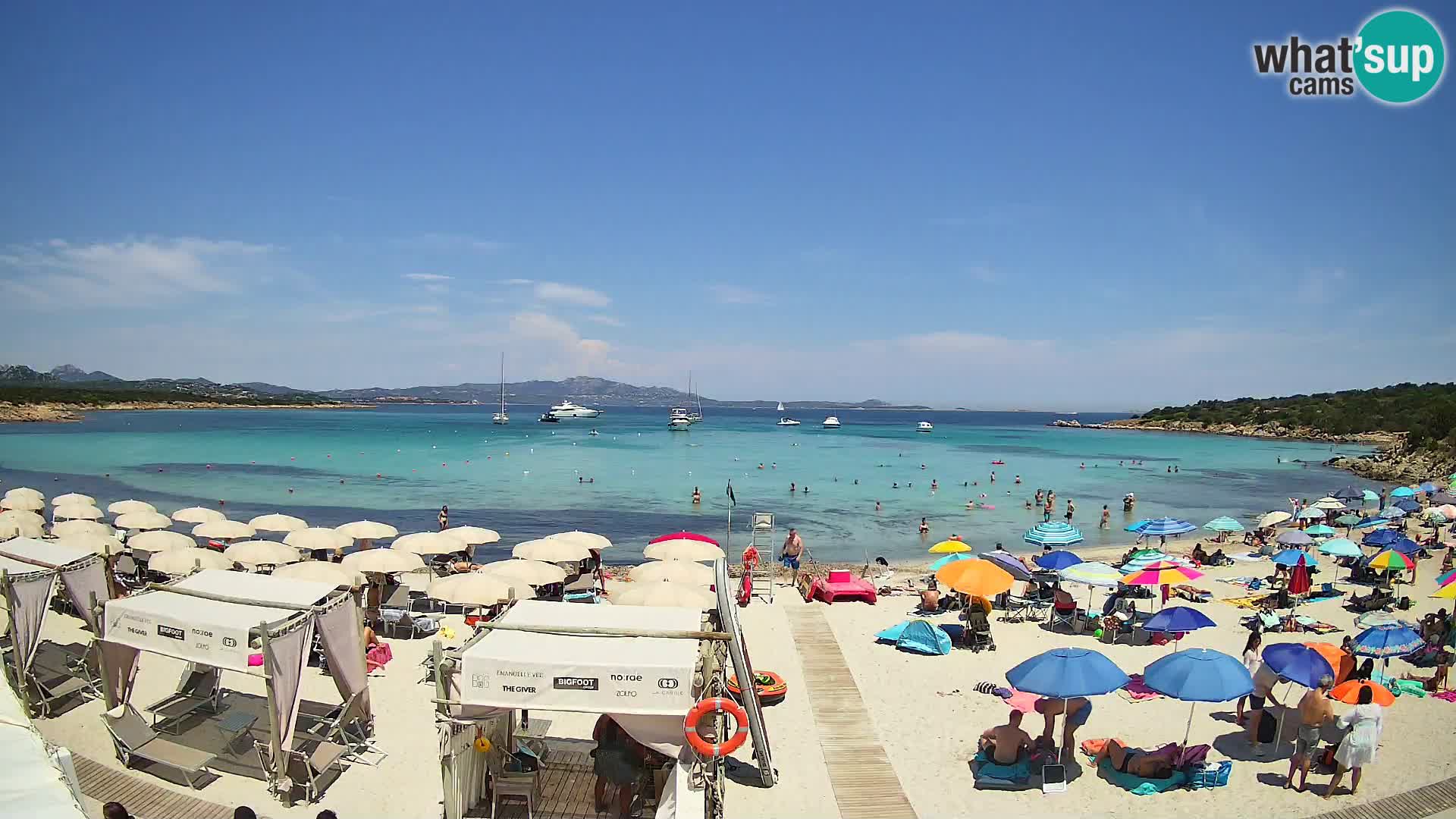 Live Cala Sabina beach – webcam Golfo Aranci – Sardinia