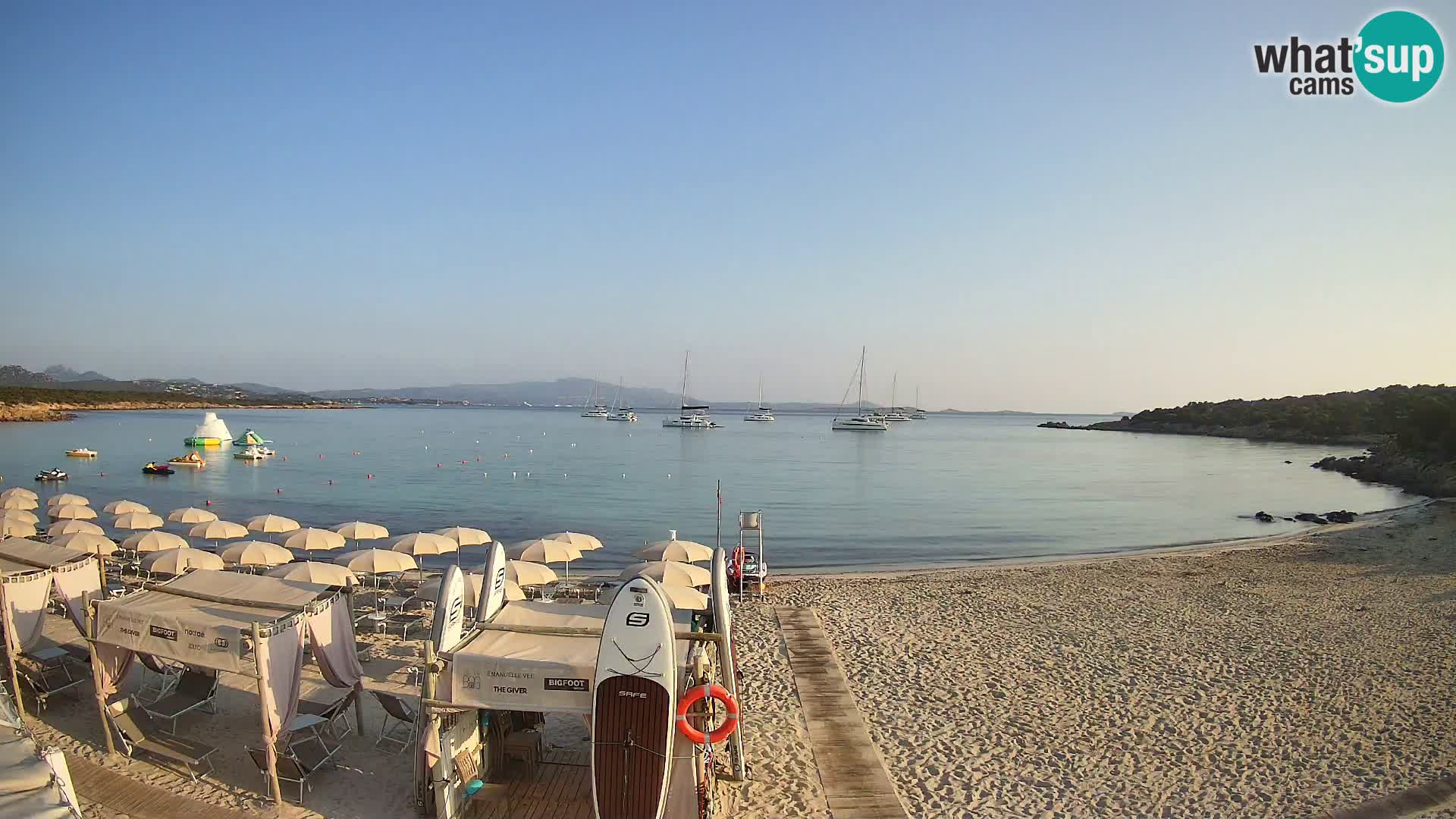 Live Cala Sabina beach – webcam Golfo Aranci – Sardinia
