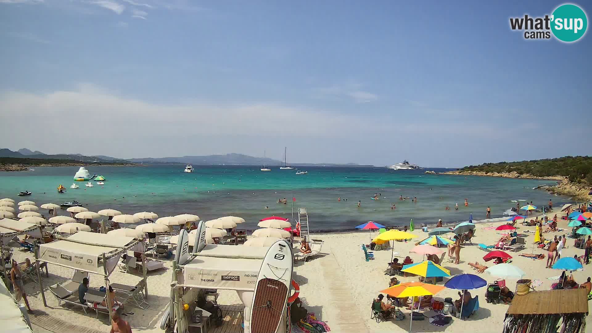 U živo plaža Cala Sabina – web kamera Golfo Aranci – Sardinija