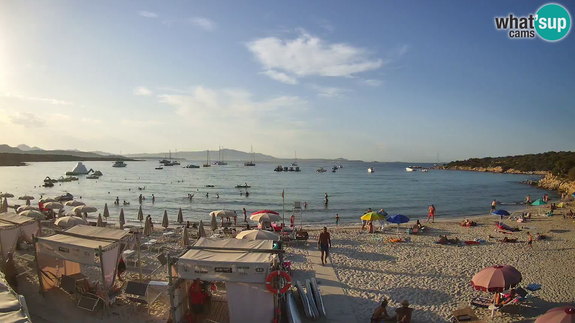 U živo plaža Cala Sabina – web kamera Golfo Aranci – Sardinija