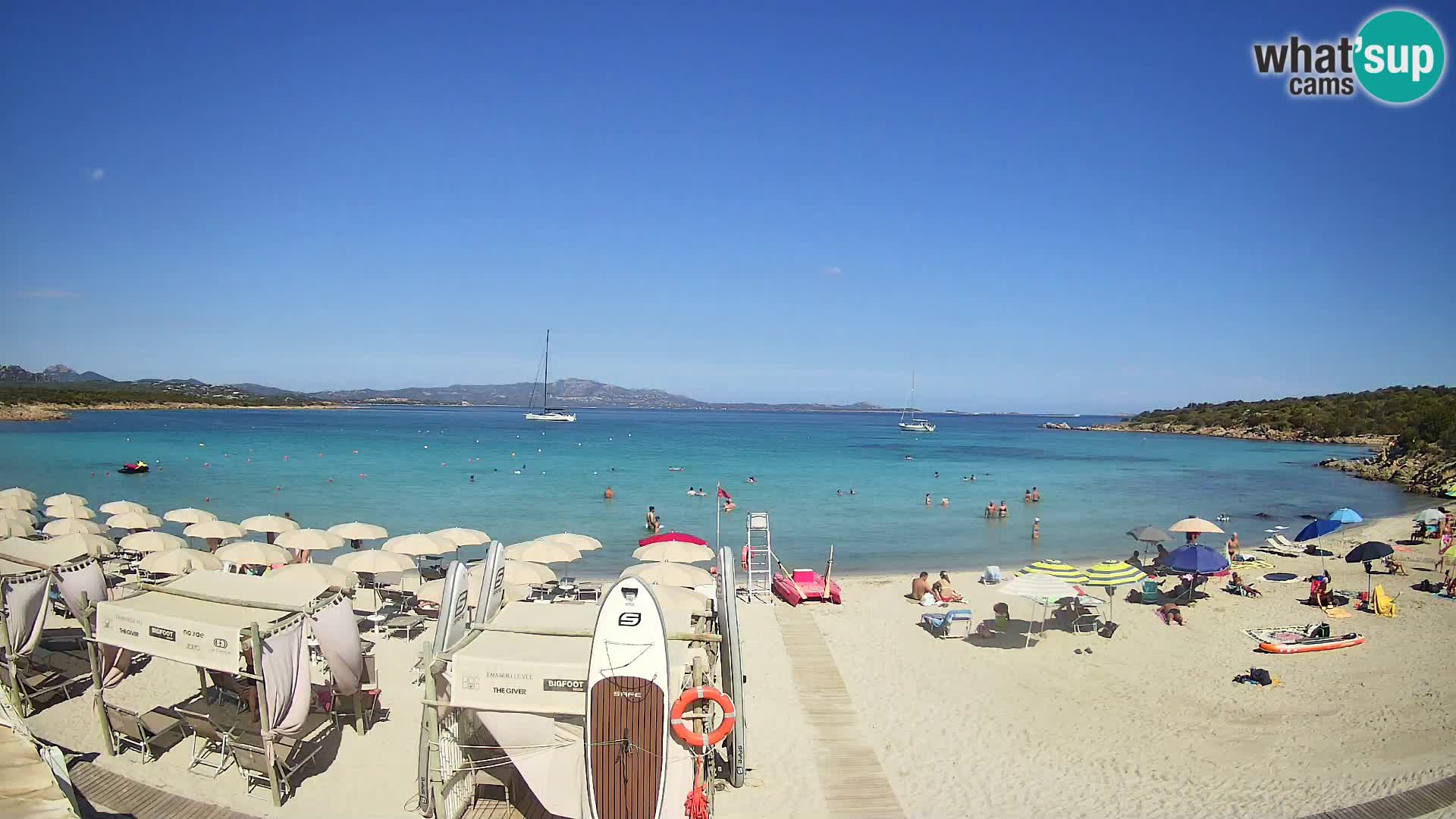 Live Cala Sabina beach – webcam Golfo Aranci – Sardinia