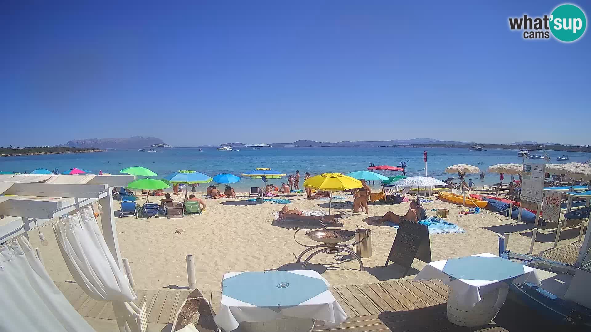 Spiaggia Bianca webcam – Golfo Aranci – Sardinia