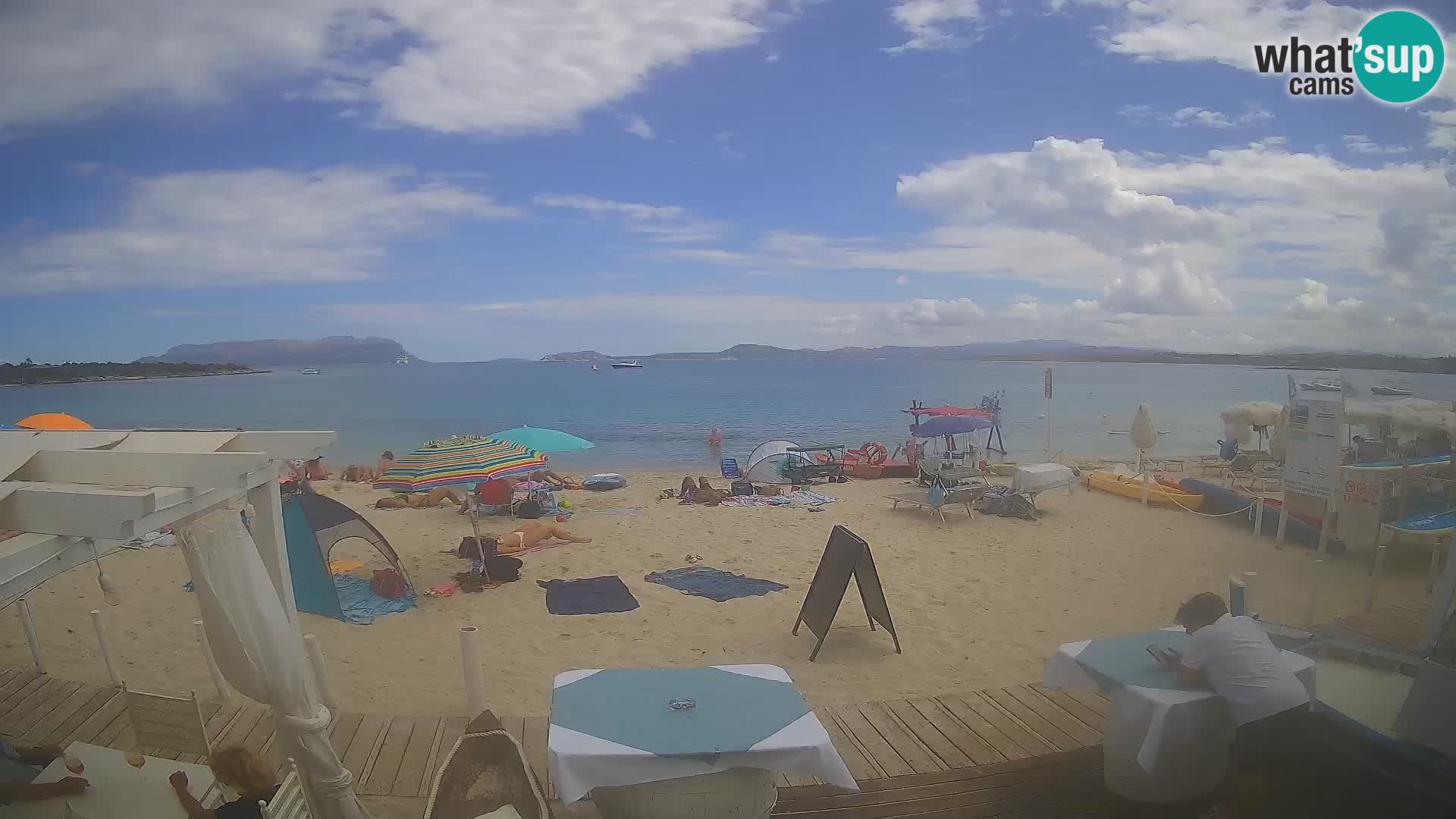 Spletana kamera Spiaggia Bianca – Golfo Aranci – Sardinija