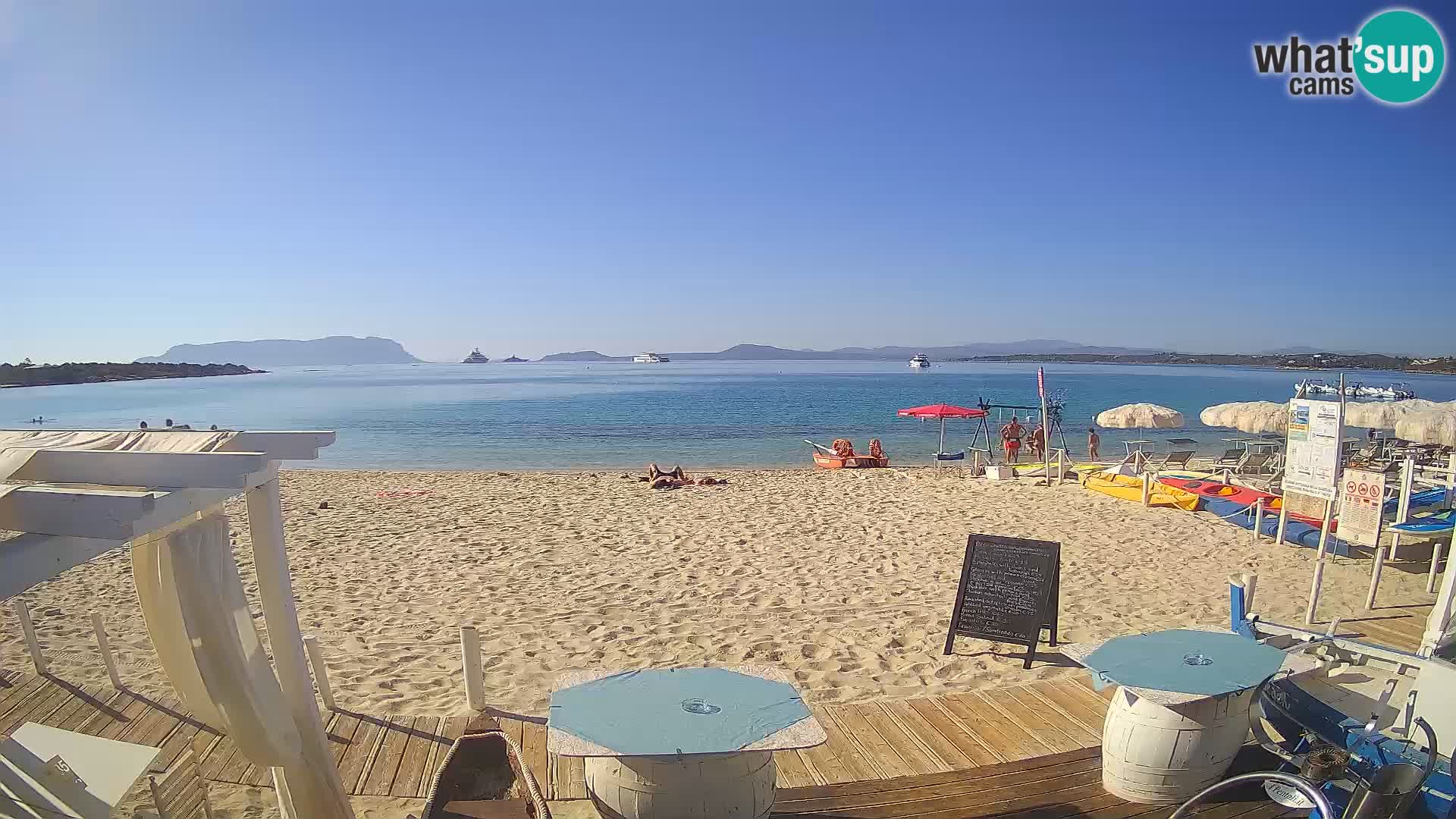 Spiaggia Bianca webcam – Golfo Aranci – Sardinia