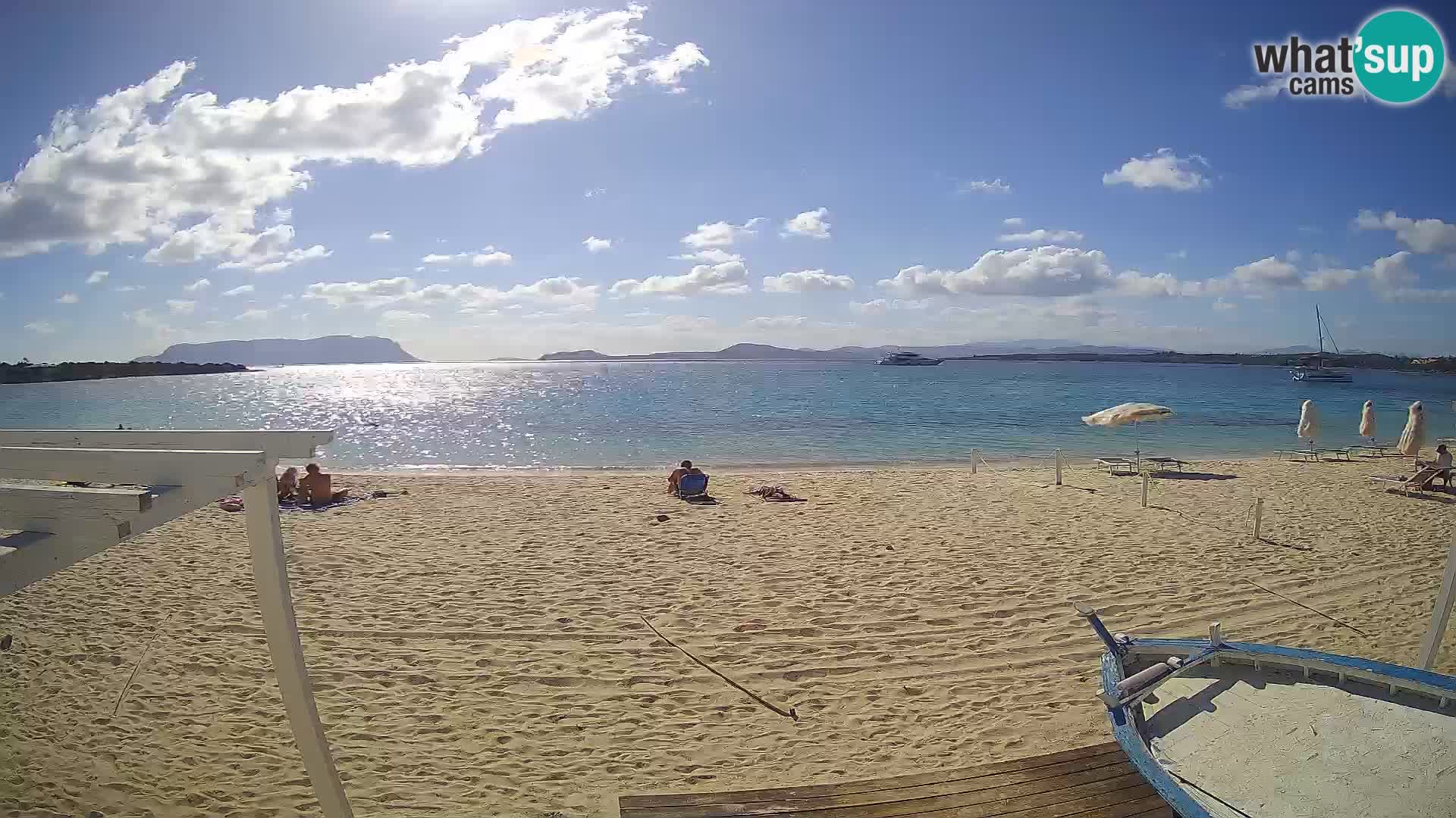 Spiaggia Bianca webcam – Golfo Aranci – Sardinia