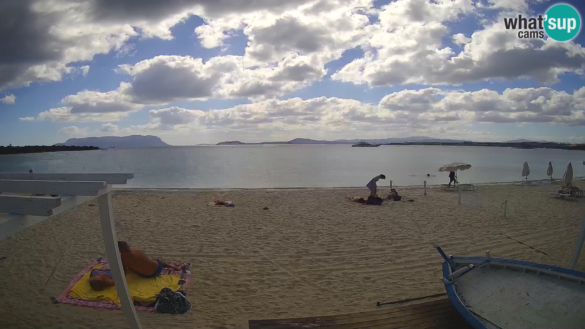 Spiaggia Bianca web cam – Golfo Aranci – Sardinien