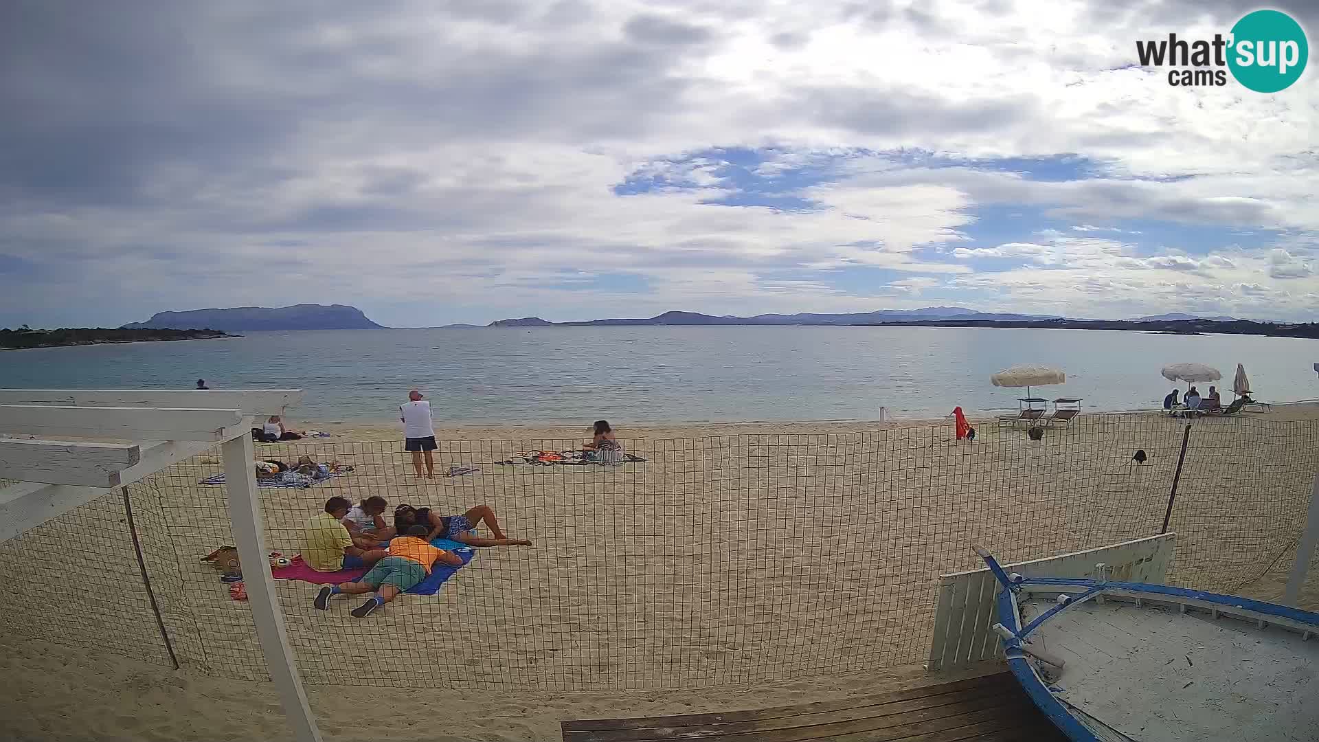 Spiaggia Bianca webcam – Golfo Aranci – Sardinia