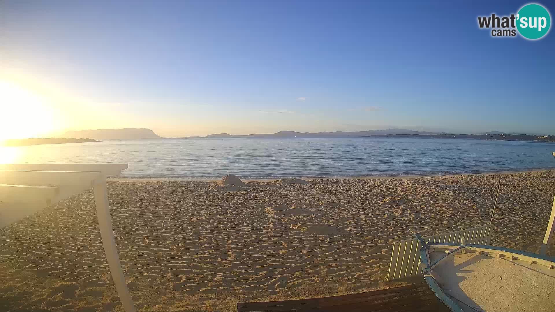 Spiaggia Bianca webcam – Golfo Aranci – Sardinia