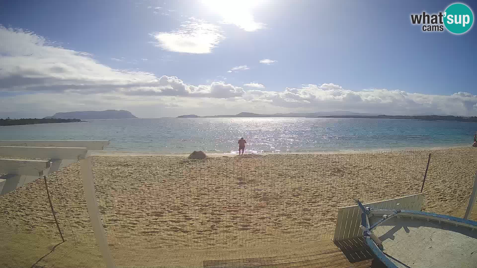 Spiaggia Bianca webcam – Golfo Aranci – Sardinia