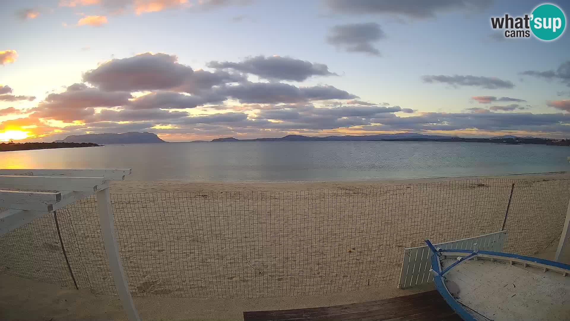 Spletana kamera Spiaggia Bianca – Golfo Aranci – Sardinija