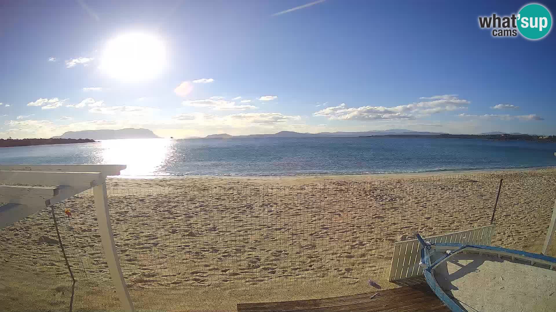 Spletana kamera Spiaggia Bianca – Golfo Aranci – Sardinija