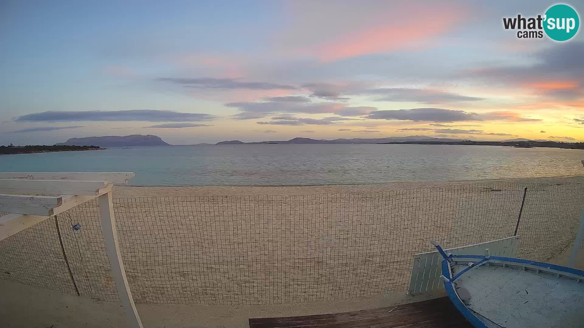 Spletana kamera Spiaggia Bianca – Golfo Aranci – Sardinija