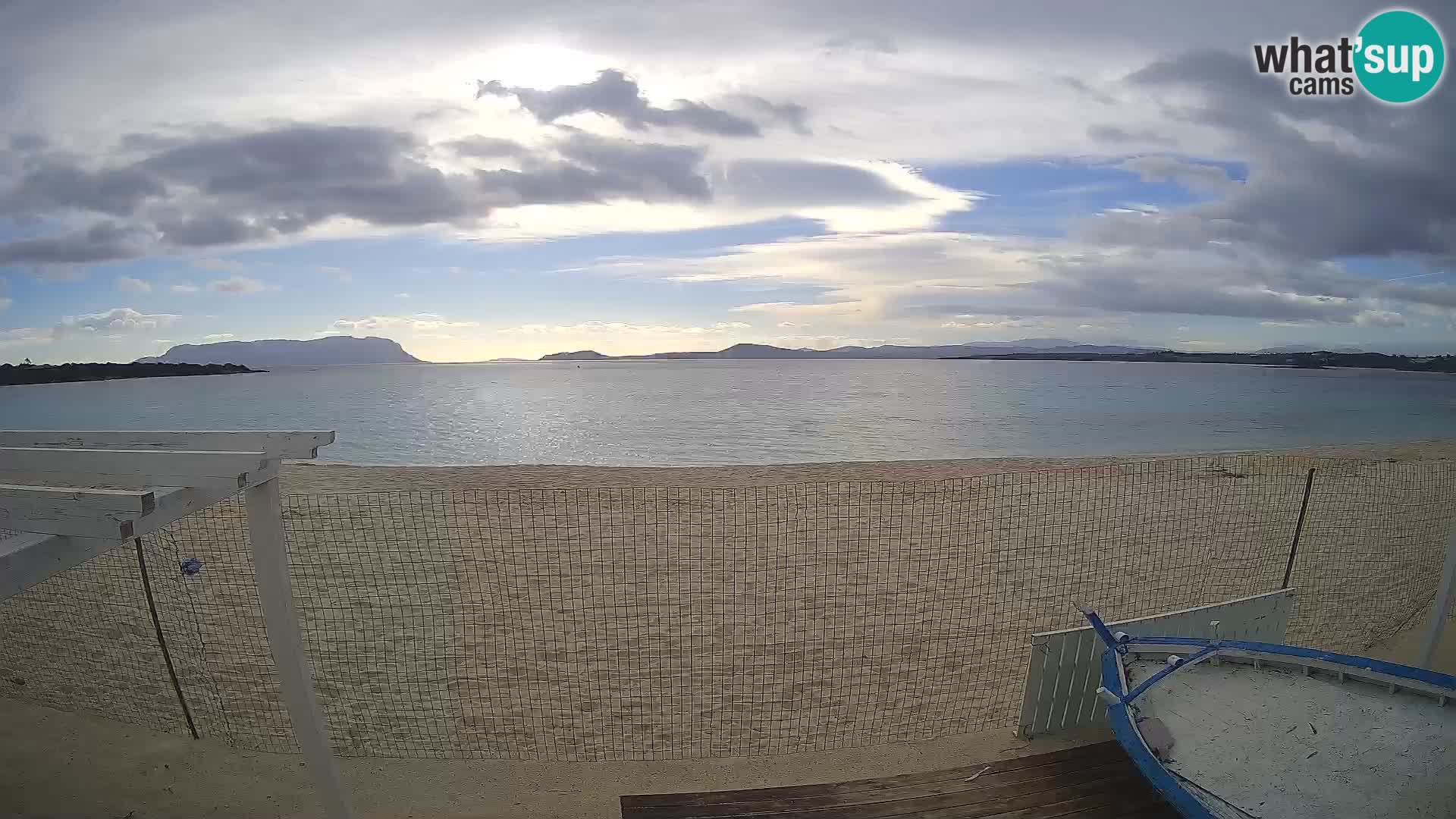 Spiaggia Bianca webcam – Golfo Aranci – Sardinia