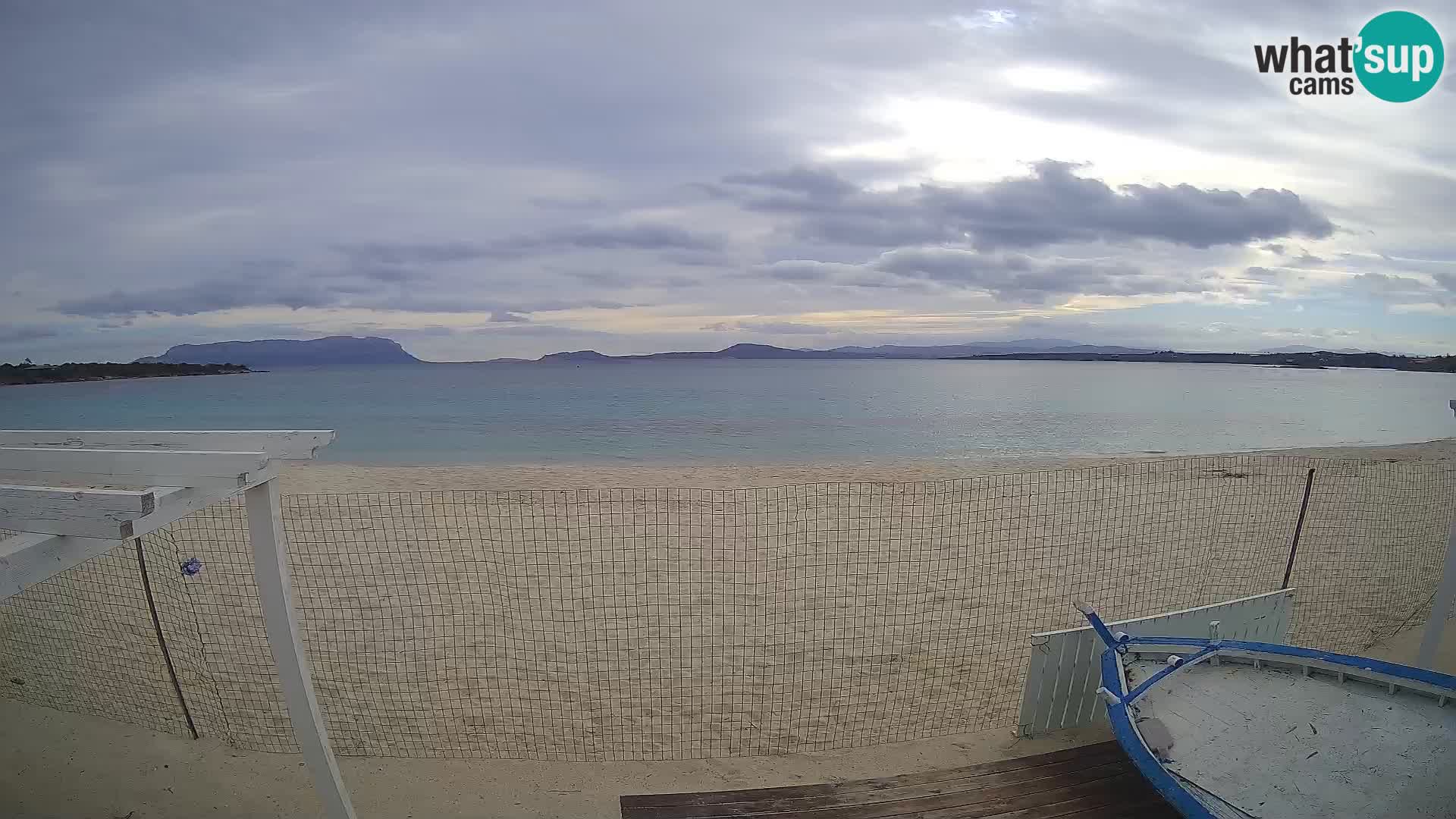 Spiaggia Bianca webcam – Golfo Aranci – Sardinia