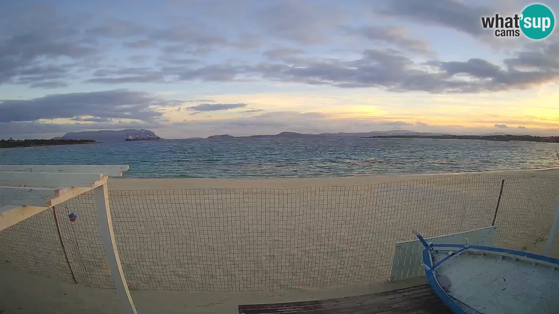 Spletana kamera Spiaggia Bianca – Golfo Aranci – Sardinija