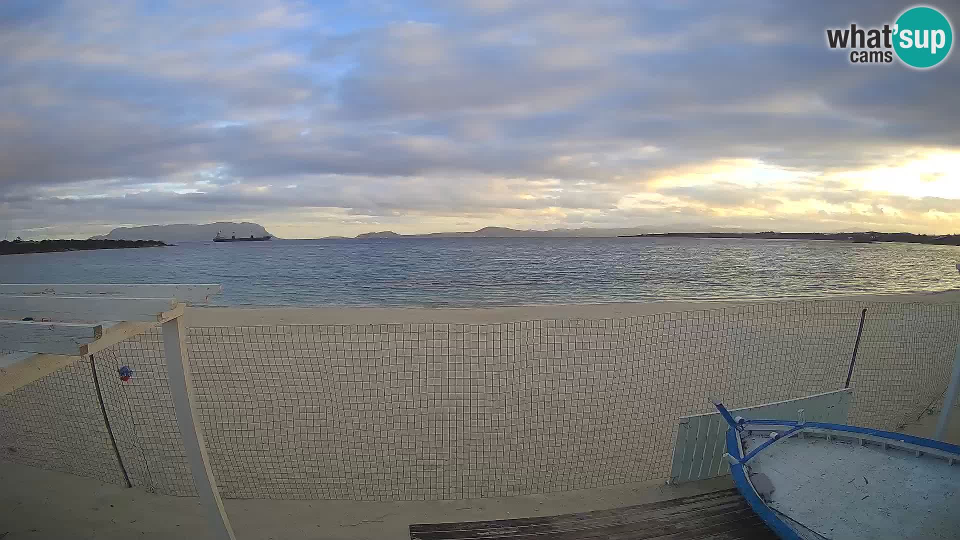 Spletana kamera Spiaggia Bianca – Golfo Aranci – Sardinija