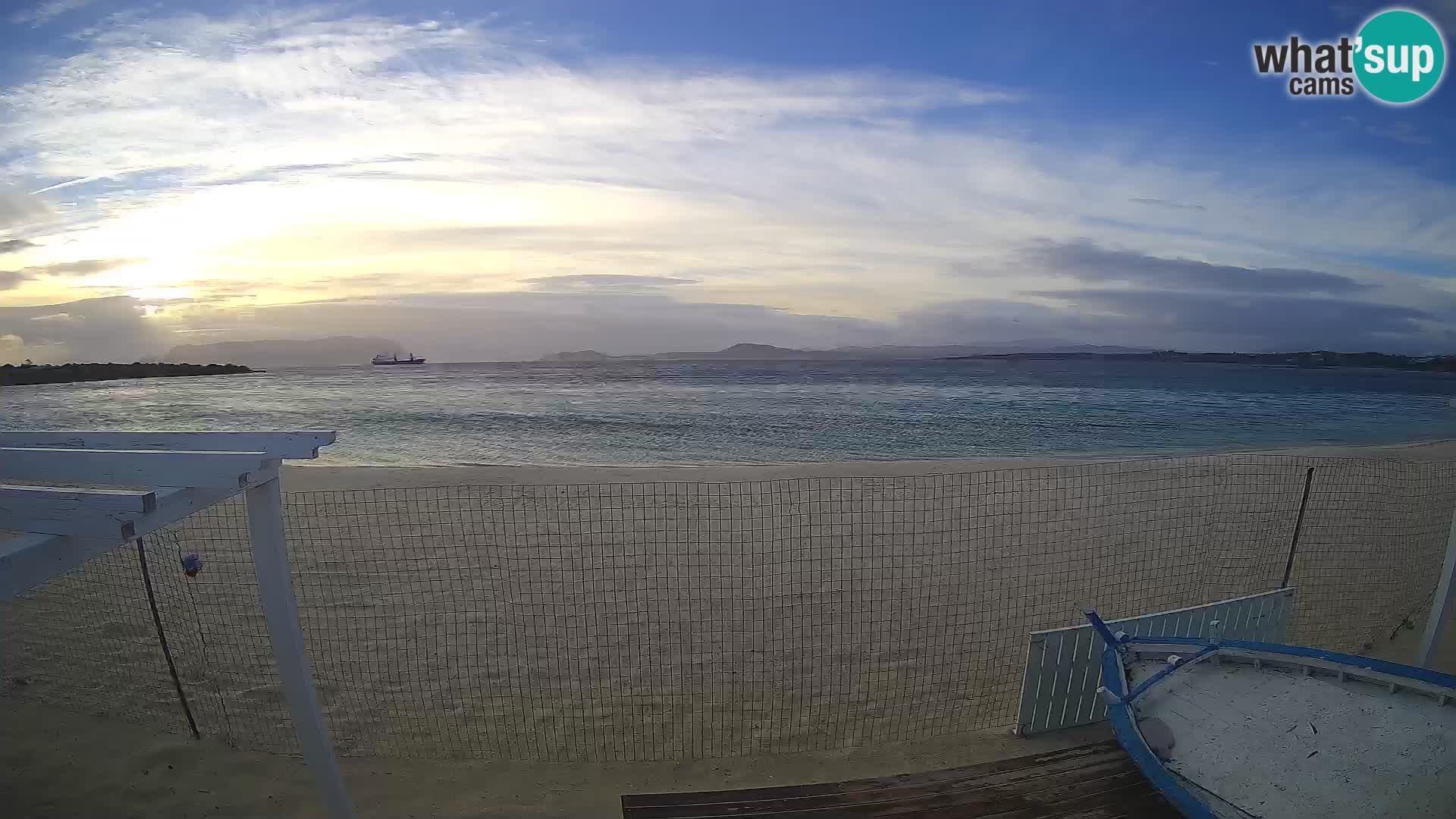 Spiaggia Bianca web cam – Golfo Aranci – Sardinien