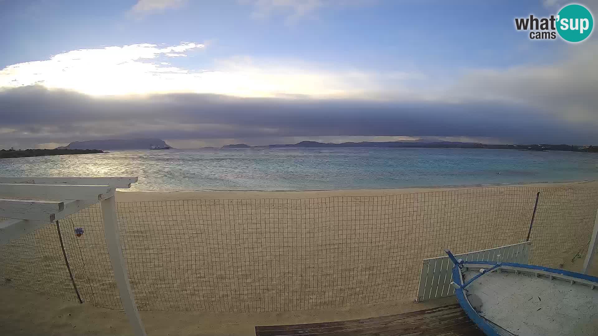 Spletana kamera Spiaggia Bianca – Golfo Aranci – Sardinija