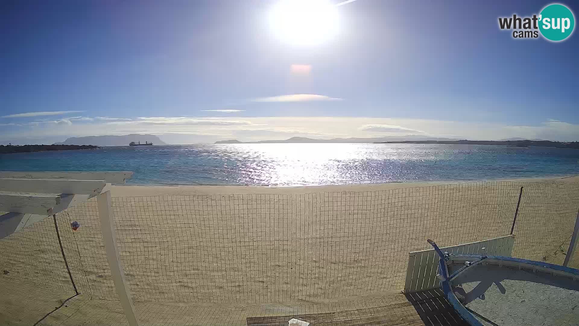 Spletana kamera Spiaggia Bianca – Golfo Aranci – Sardinija