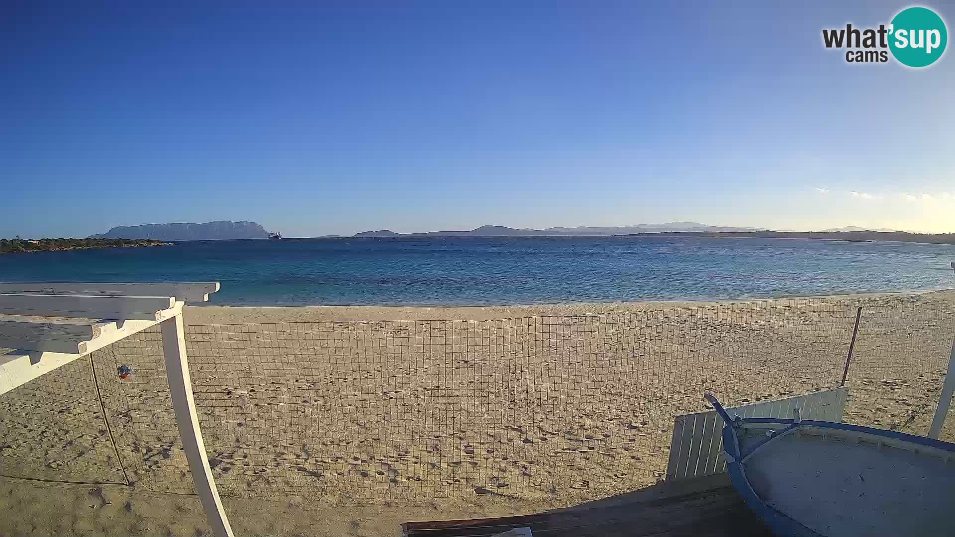 Spletana kamera Spiaggia Bianca – Golfo Aranci – Sardinija