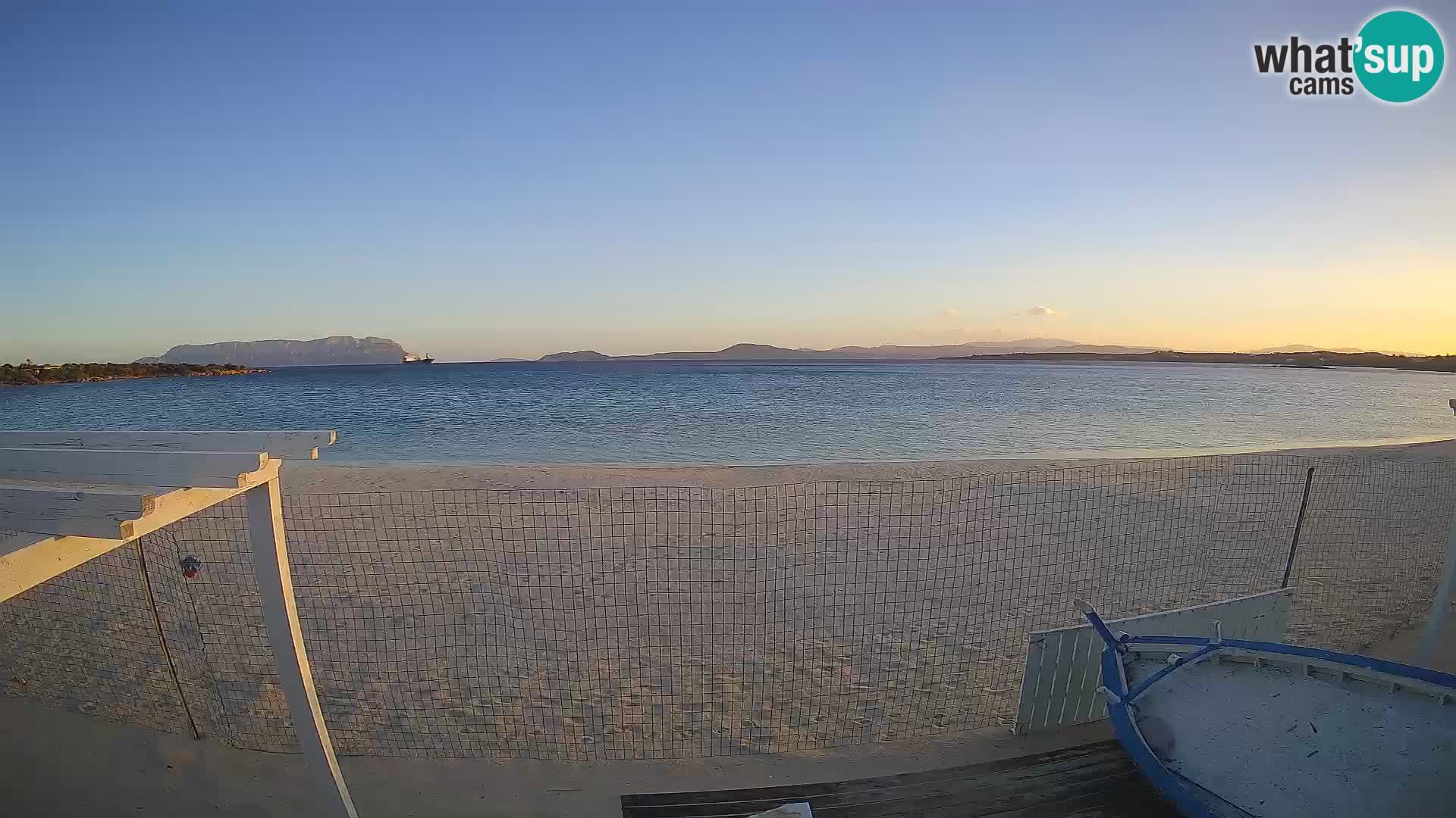 Spletana kamera Spiaggia Bianca – Golfo Aranci – Sardinija