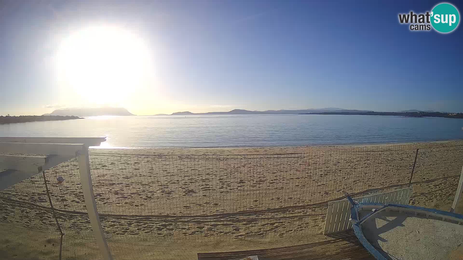 Spletana kamera Spiaggia Bianca – Golfo Aranci – Sardinija