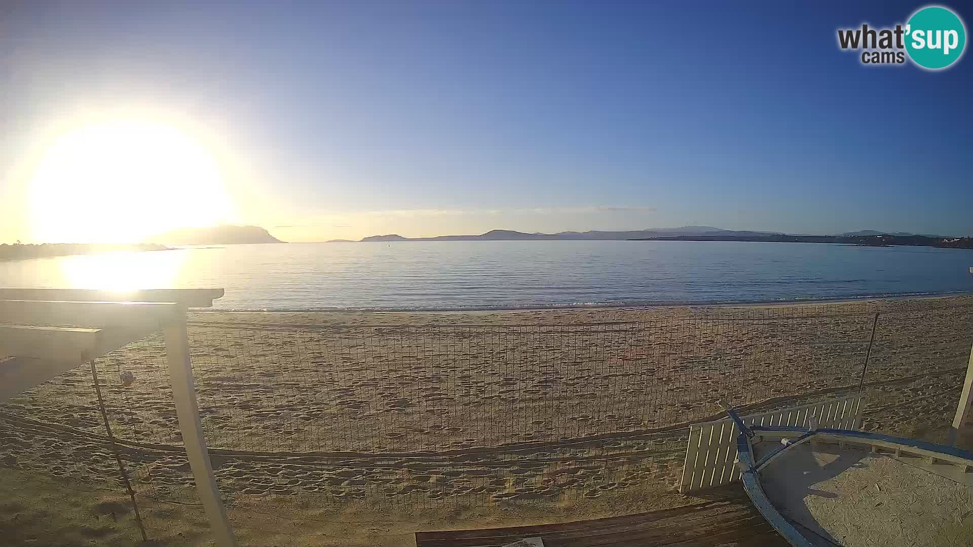 Spletana kamera Spiaggia Bianca – Golfo Aranci – Sardinija