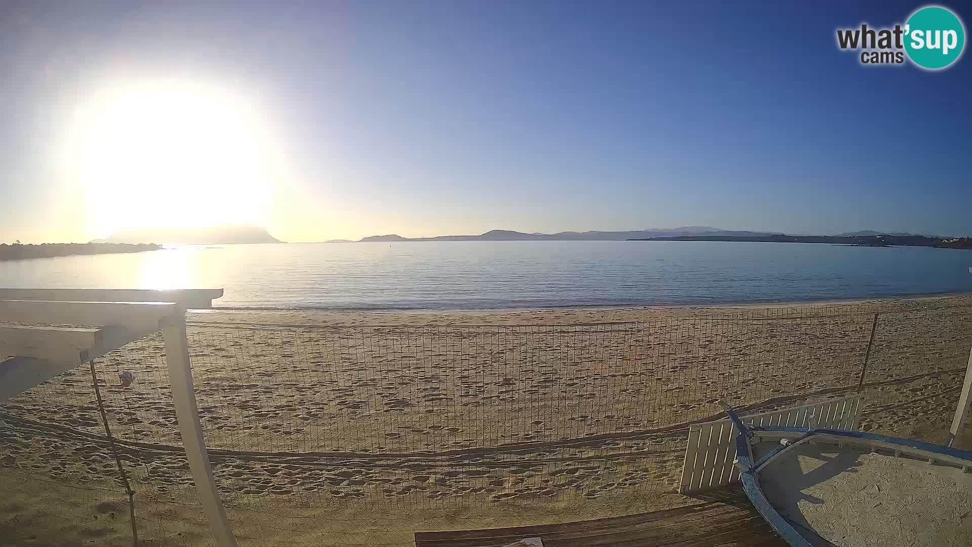 Spletana kamera Spiaggia Bianca – Golfo Aranci – Sardinija