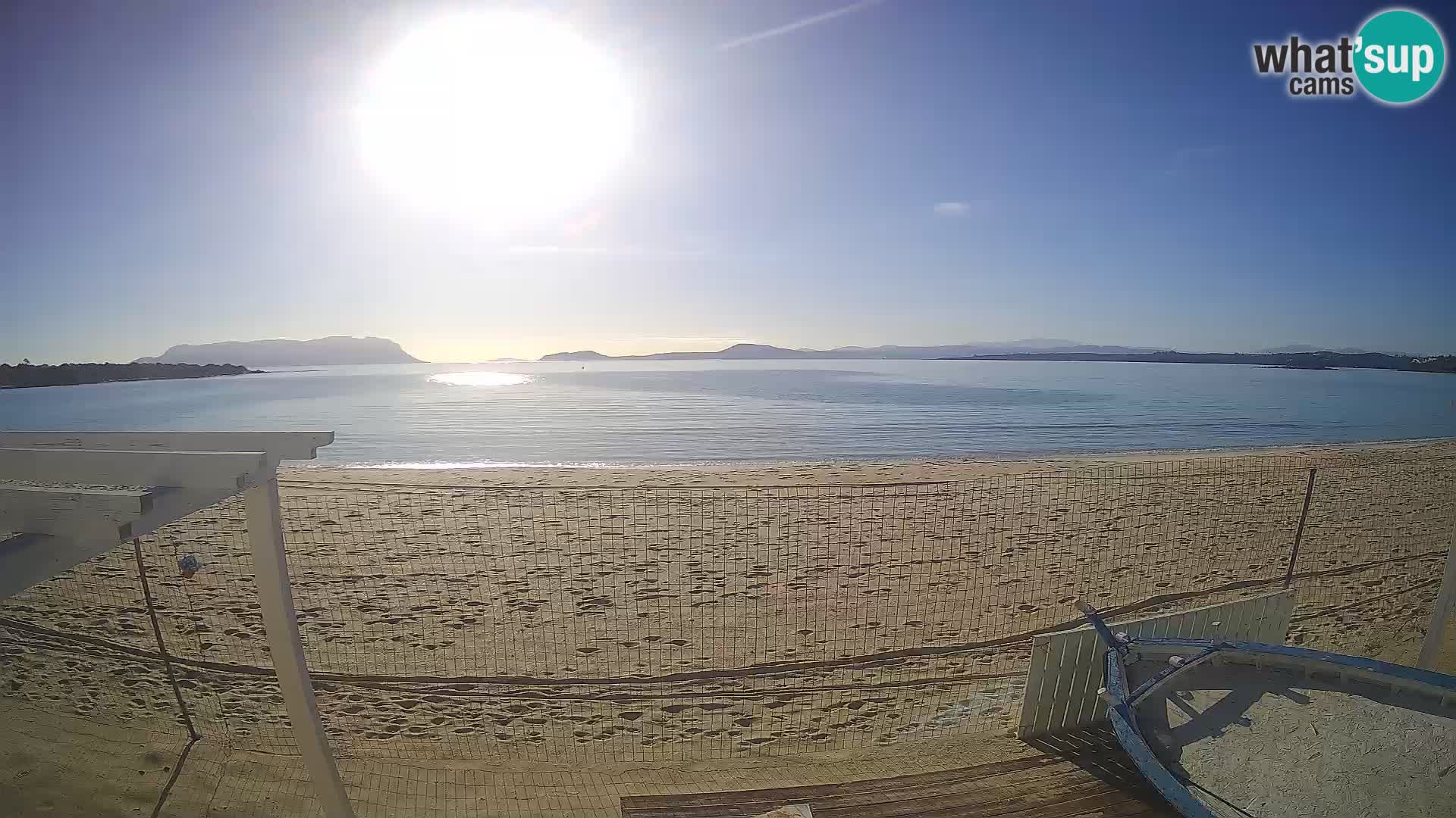 Spletana kamera Spiaggia Bianca – Golfo Aranci – Sardinija