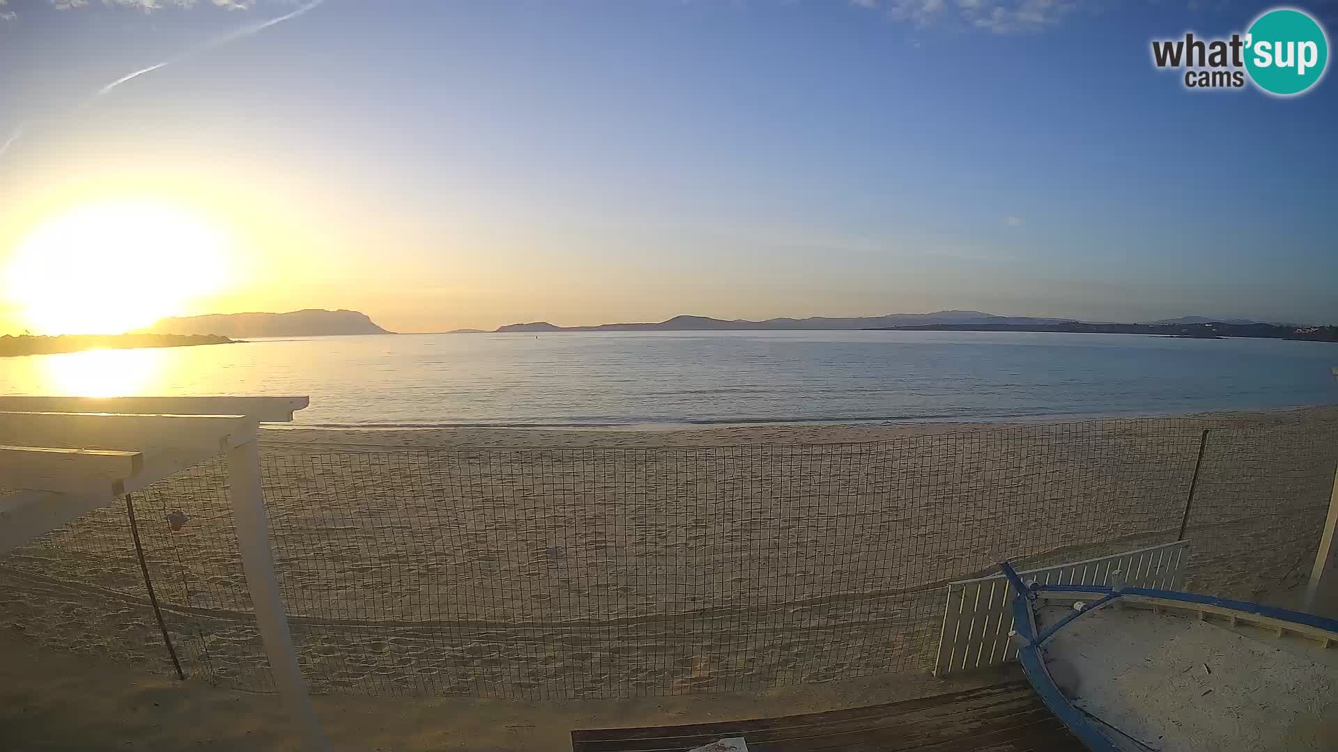 Spletana kamera Spiaggia Bianca – Golfo Aranci – Sardinija