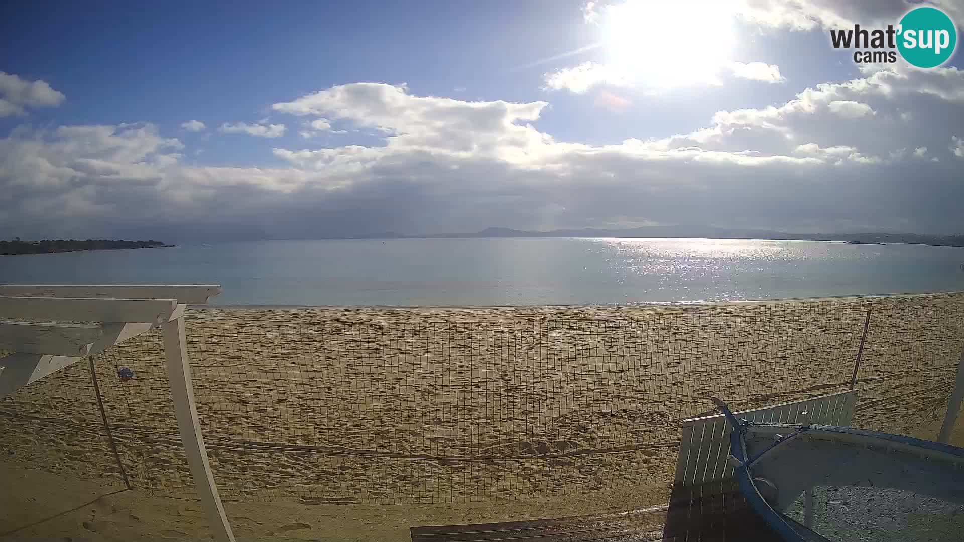 Spiaggia Bianca web cam – Golfo Aranci – Sardinien