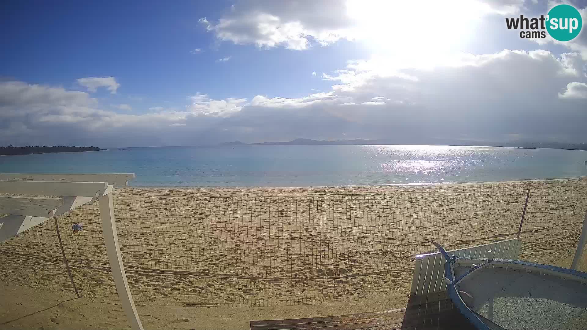 Spiaggia Bianca web cam – Golfo Aranci – Sardinien