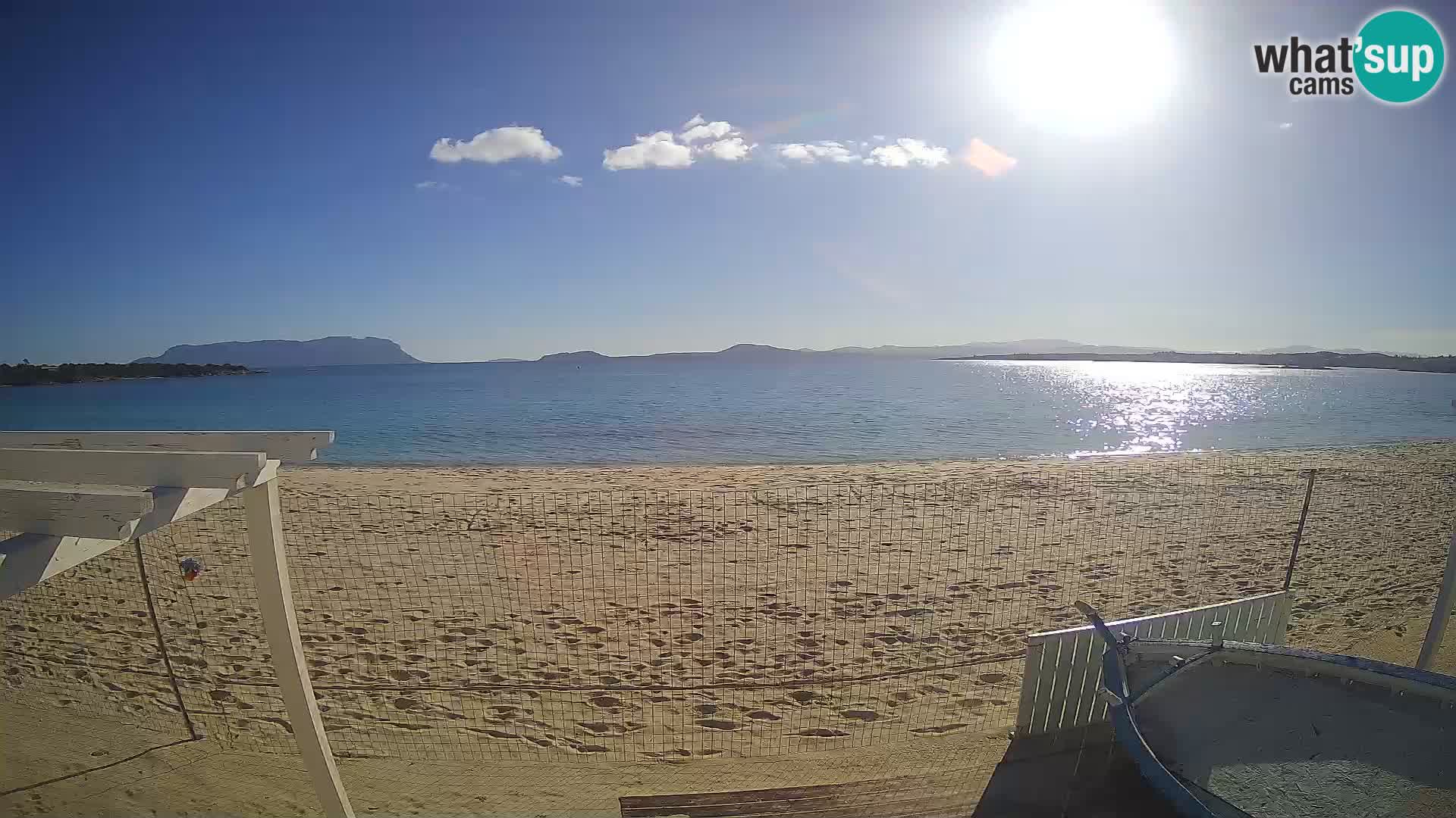 Spiaggia Bianca webcam – Golfo Aranci – Sardinia