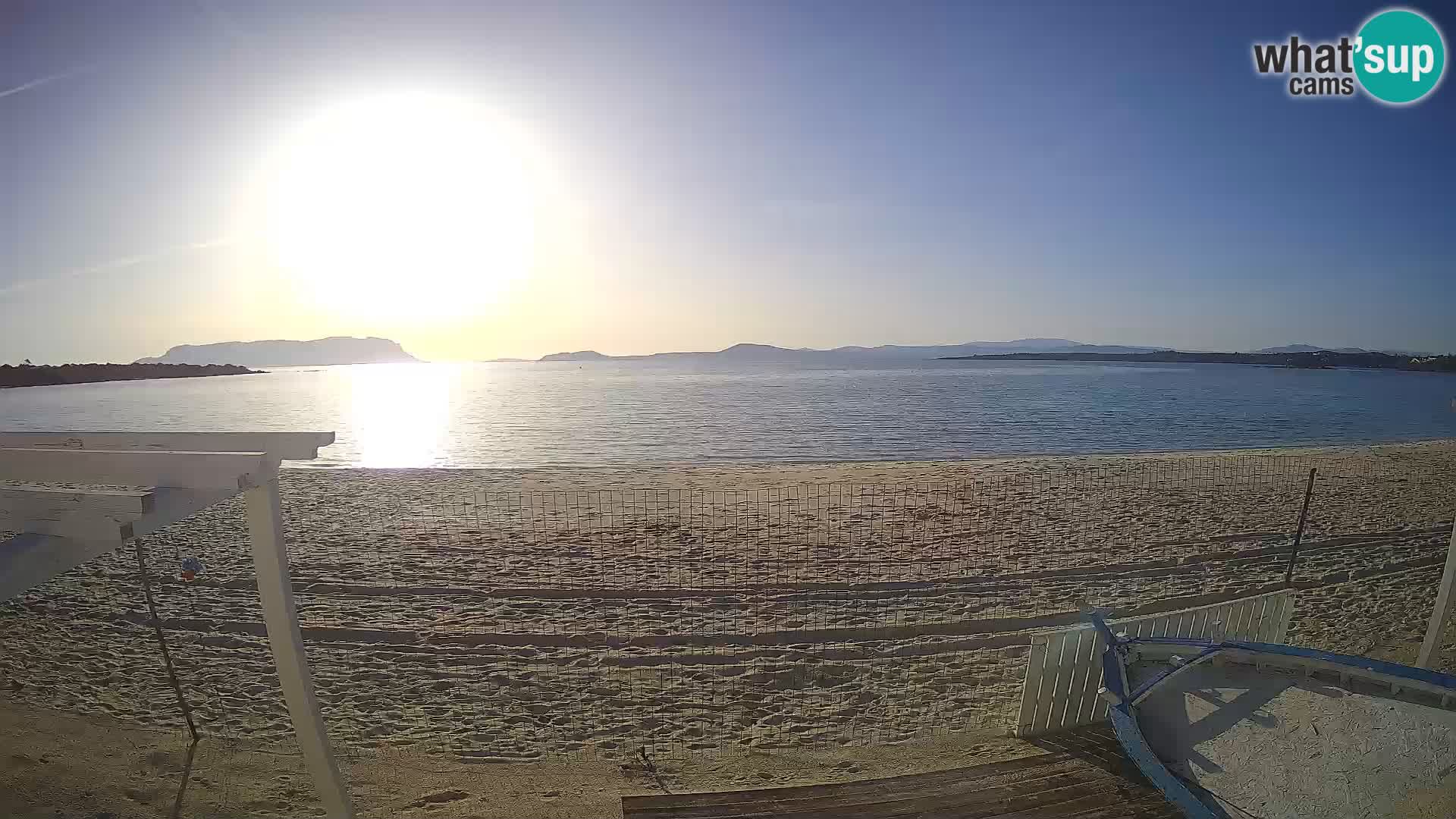 Spiaggia Bianca web cam – Golfo Aranci – Sardinien