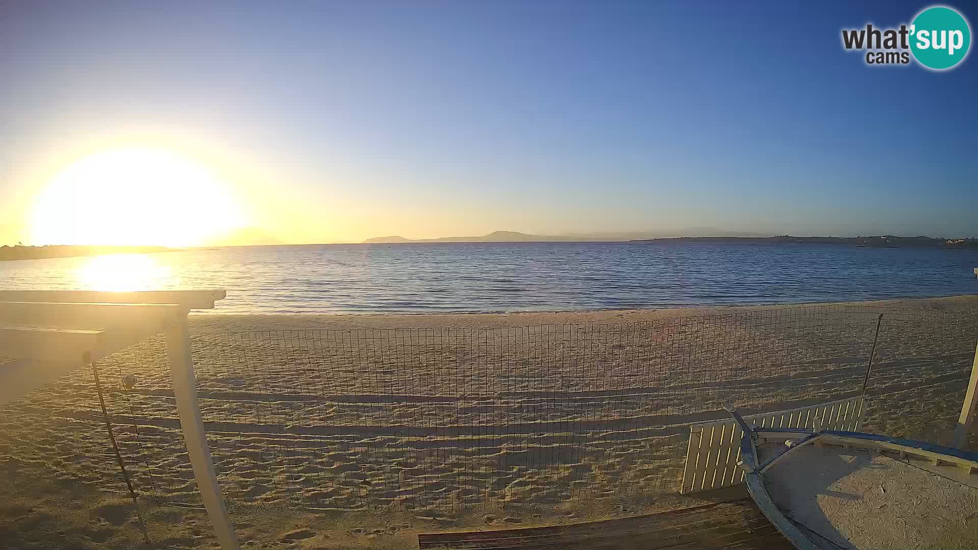 Spletana kamera Spiaggia Bianca – Golfo Aranci – Sardinija