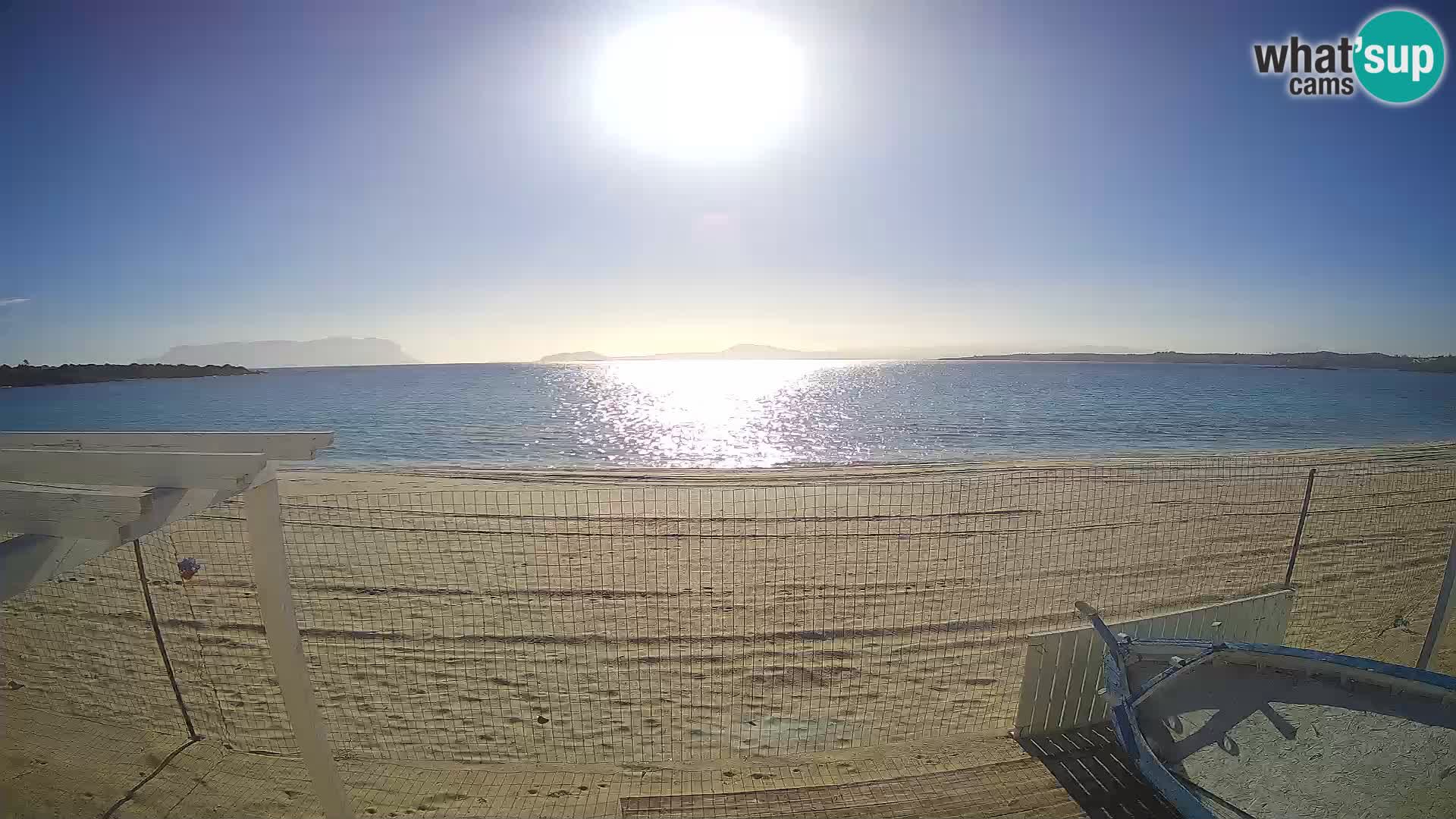 Spiaggia Bianca webcam – Golfo Aranci – Sardinia