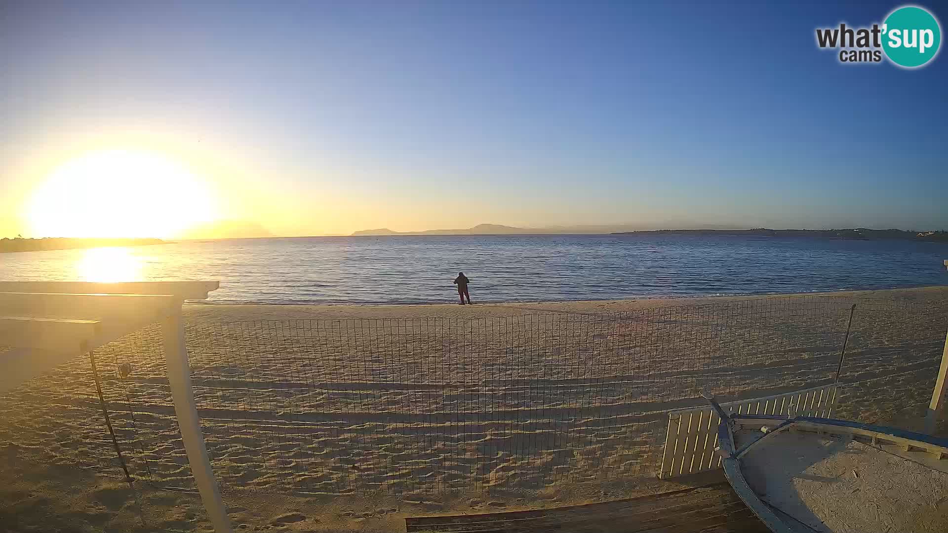 Spiaggia Bianca webcam – Golfo Aranci – Sardinia