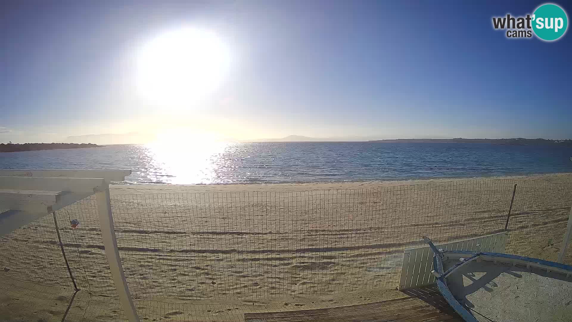 Spiaggia Bianca web cam – Golfo Aranci – Sardinien